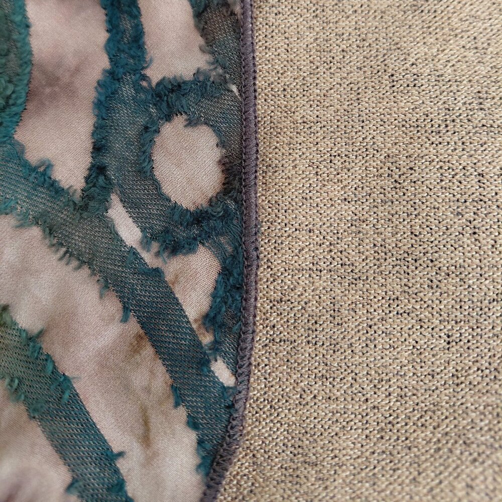 Ali Miles Patchwork Open Front Cardigan Petite La… - image 5